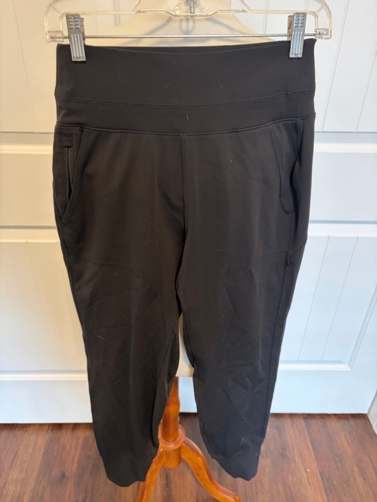 Athleta Pants - Athleta Black Ribbed High-Waist Pull-On Pants